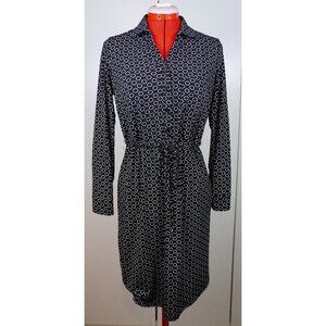 Cleo Black & White Printed Dress